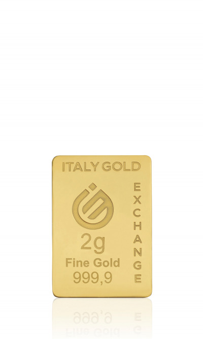 24 Karat Goldbarren von 2 g - IGE Gold